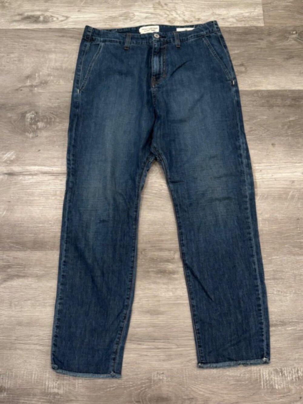 Nili Lotan Paris Jeans Ultra Mid Rise Crop Studio Wash Womens 27